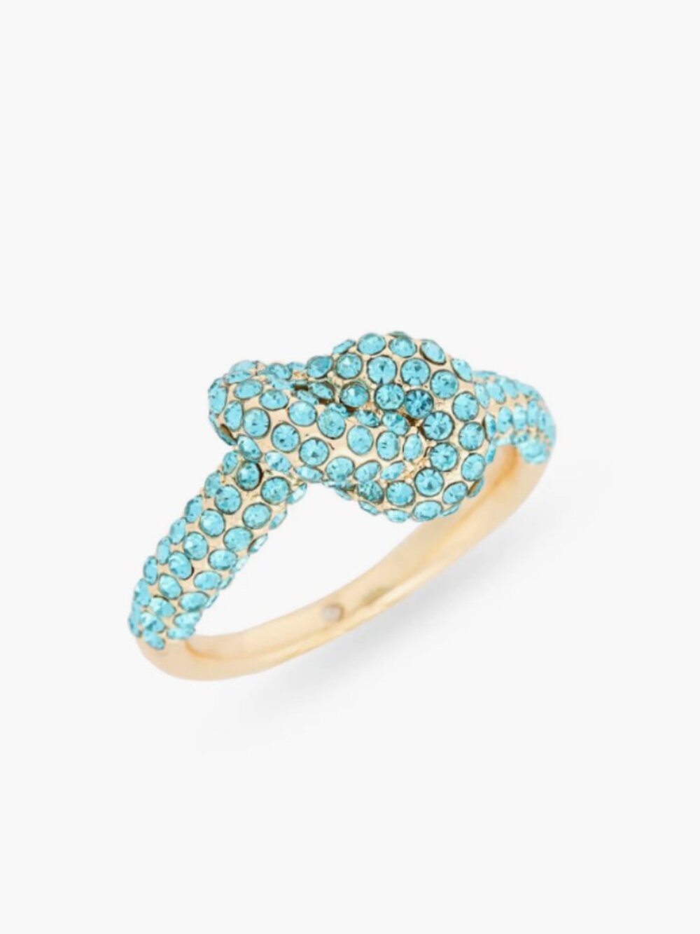 Pavé Crystal Knot Ring Nordstrom Rack sz 8